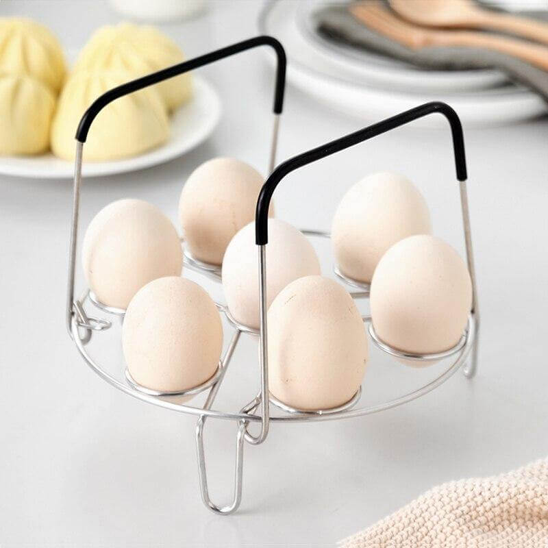 Heat Resistant Stackable Egg Steamer Rack - Image 2
