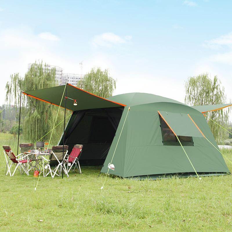 Rainproof Double Layer Sun-Shading Camping Tent - Image 0