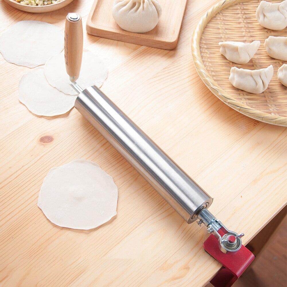 Stainless Steel Easy Dough Roller Pin - MaviGadget