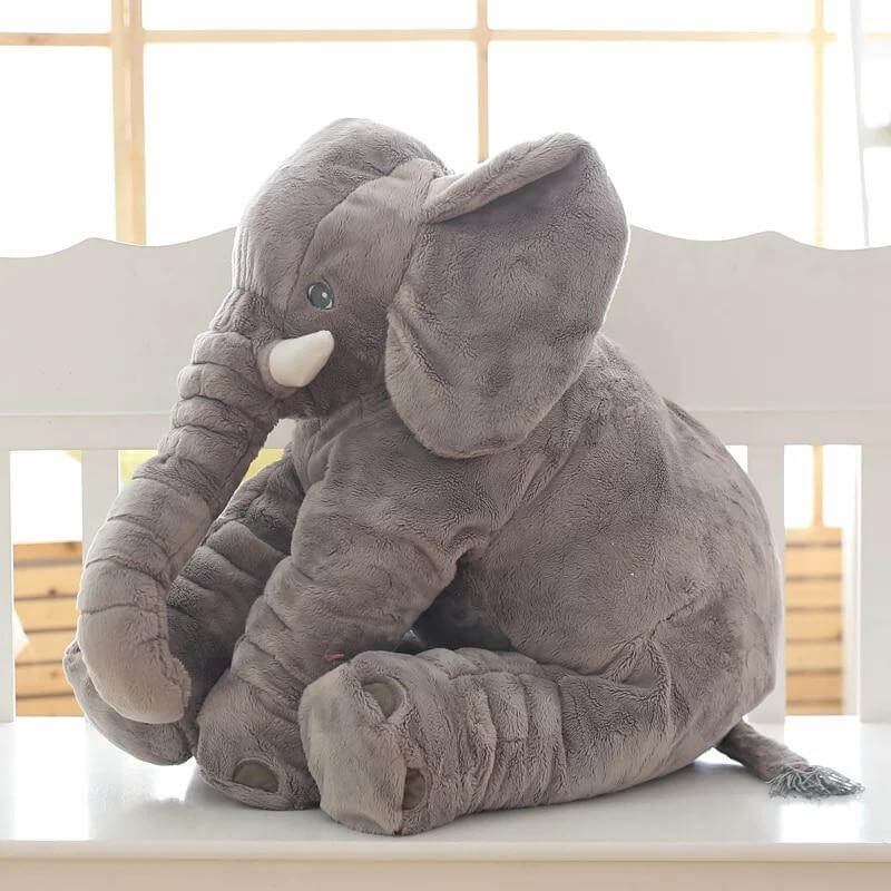 Soft Plush Elephant Pillow For Baby - MaviGadget