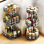 360 Rotating Kitchen Spice Storage Rack - MaviGadget