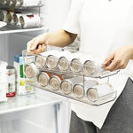 Refrigerator Storage Organizer Can Dispenser