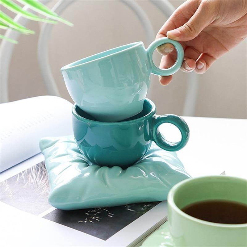 Lazy House Ceramic Coffee Mug Set - Image 3