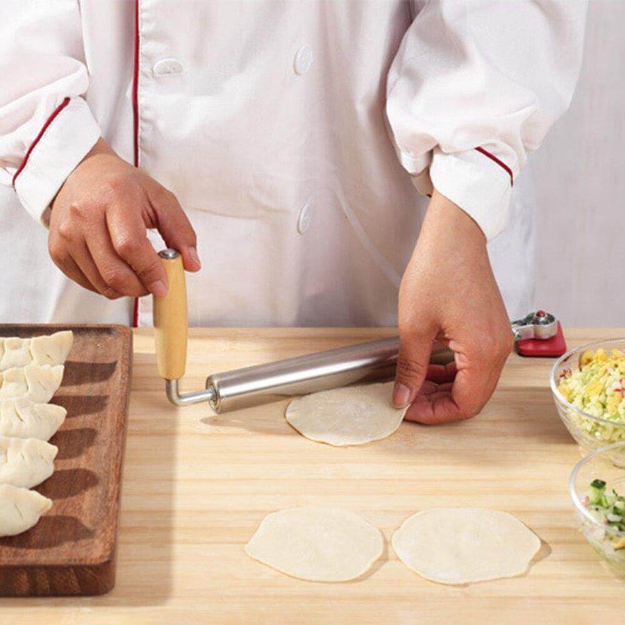 Stainless Steel Easy Dough Roller Pin - Image 1