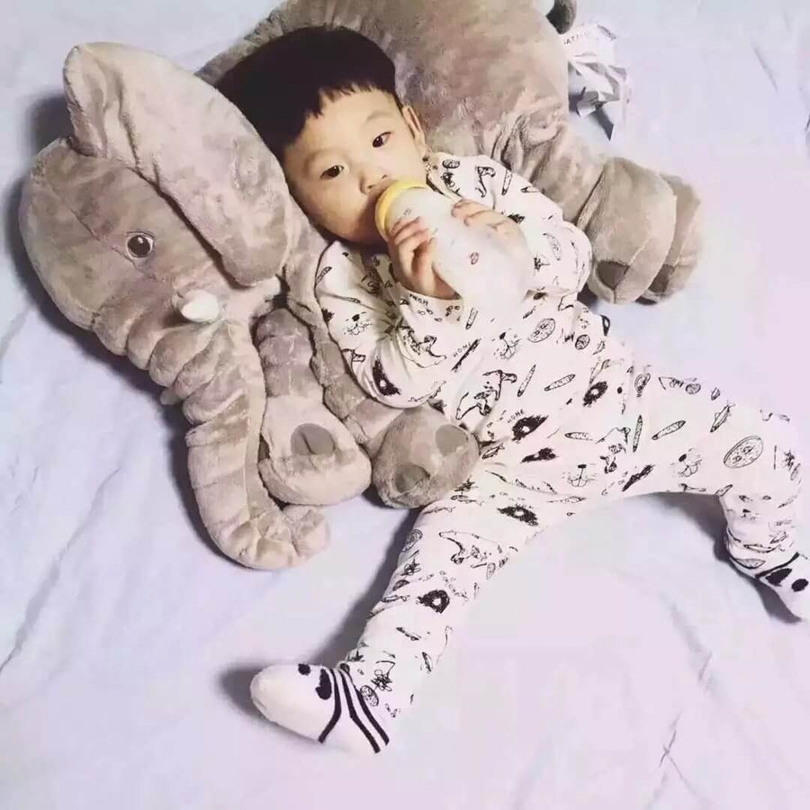 Soft Plush Elephant Pillow For Baby - Image 1