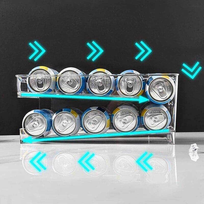 Refrigerator Storage Organizer Can Dispenser - Image 3