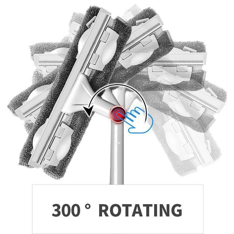 Long Handle Rotating Easy Window Cleaner Mop - Image 4