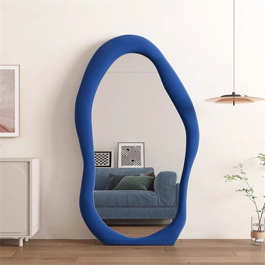 Wavy-Curvy-Asymmetrical Irregular Large Mirror - Image 6