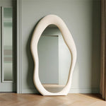 Wavy-Curvy-Asymmetrical Irregular Large Mirror