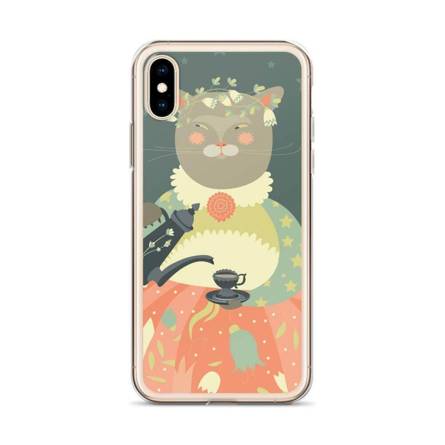 Cute Cat Lady iPhone Case - Image 8