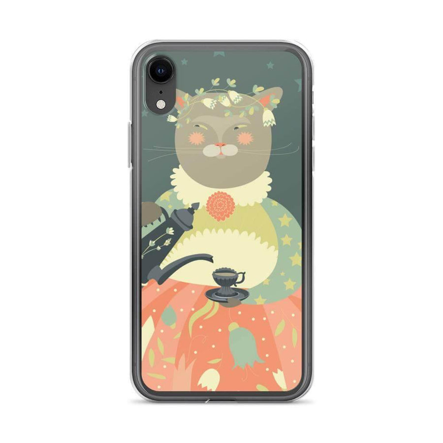Cute Cat Lady iPhone Case - Image 10