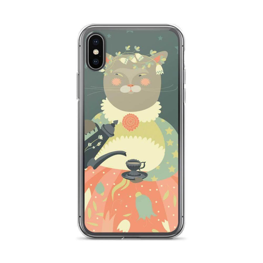 Cute Cat Lady iPhone Case - Image 7