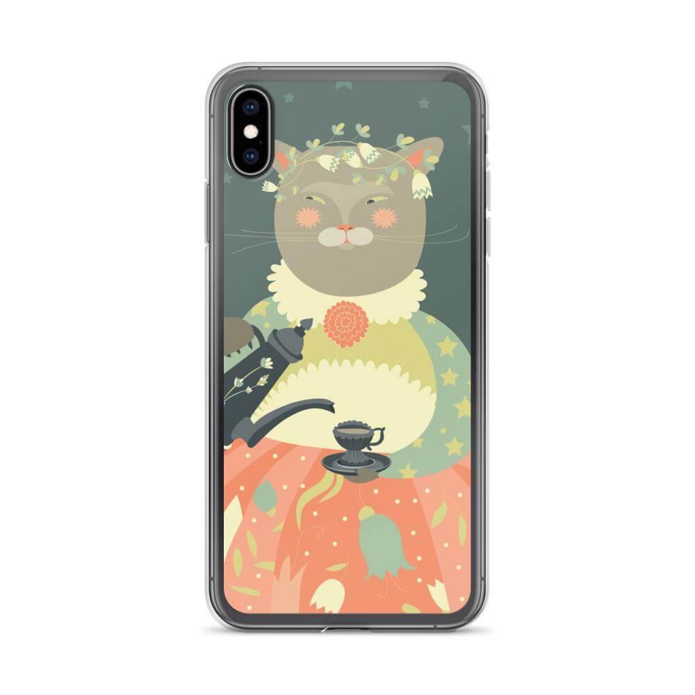 Cute Cat Lady iPhone Case - MaviGadget