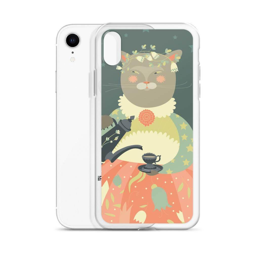 Cute Cat Lady iPhone Case - MaviGadget