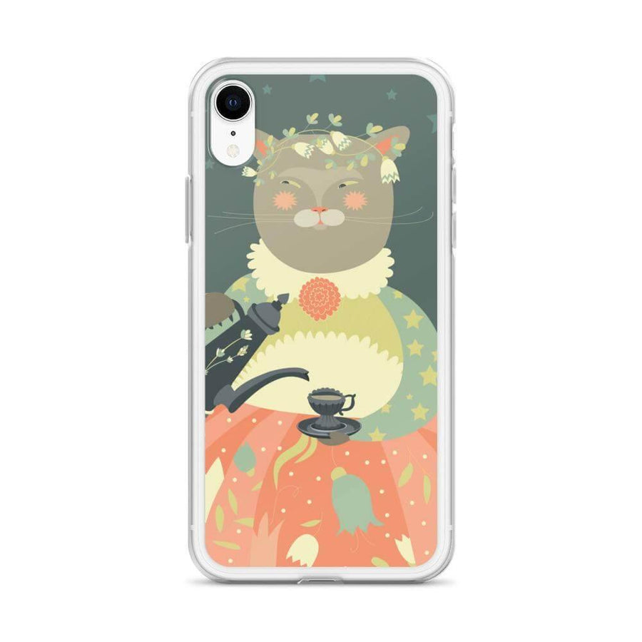 Cute Cat Lady iPhone Case - Image 12