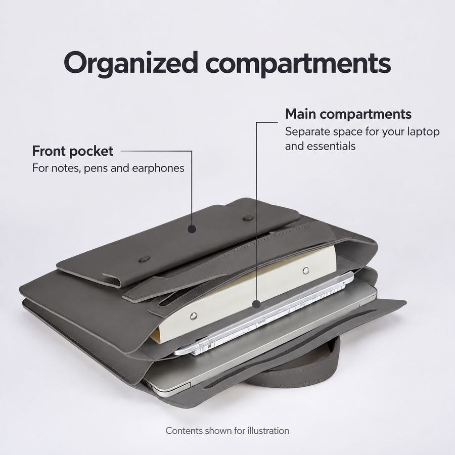 Organized compartments — original product details preserved