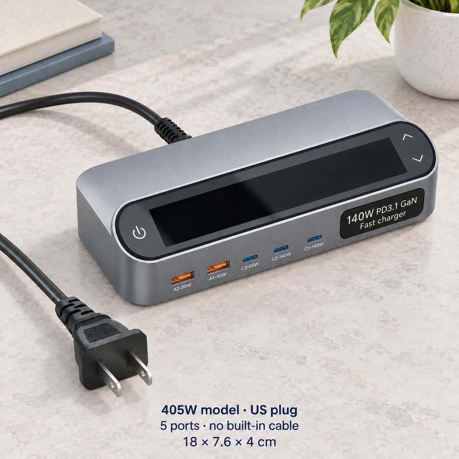 405W model · US plug