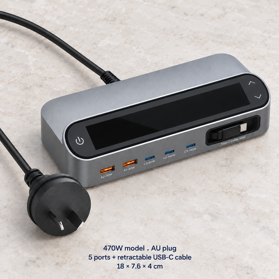470W model · AU plug