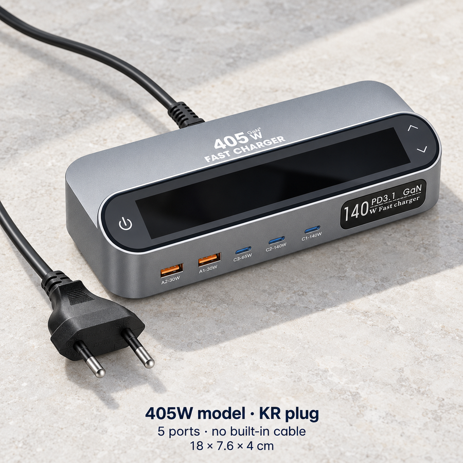 405W model · KR plug