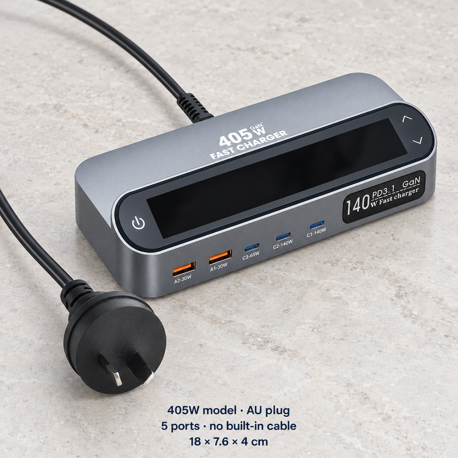 405W model · AU plug