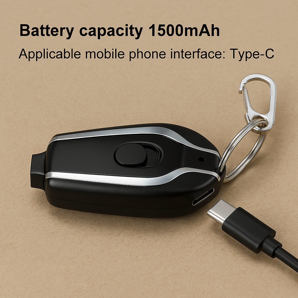 Mini Keychain Emergency Power Bank - Image 3