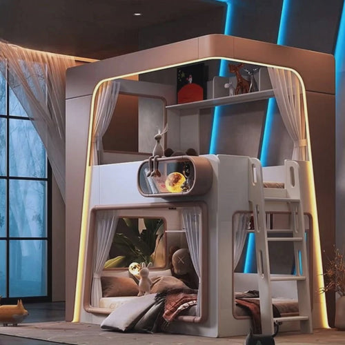Space Capsule Futuristic Kids Creative Bunk Bed - Image 0