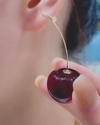 Cherry Fruit European Style Earrings - Image 0