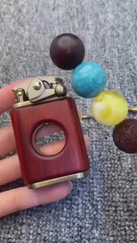 Retro Wooden Beads Rosewood Lighter - Image 3