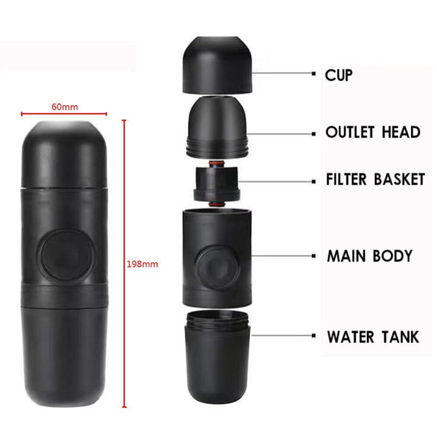 Portable Mini Espresso Coffee Maker - Image 2