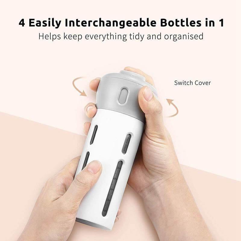 Smart 4-In-1 Travel Bottles Set