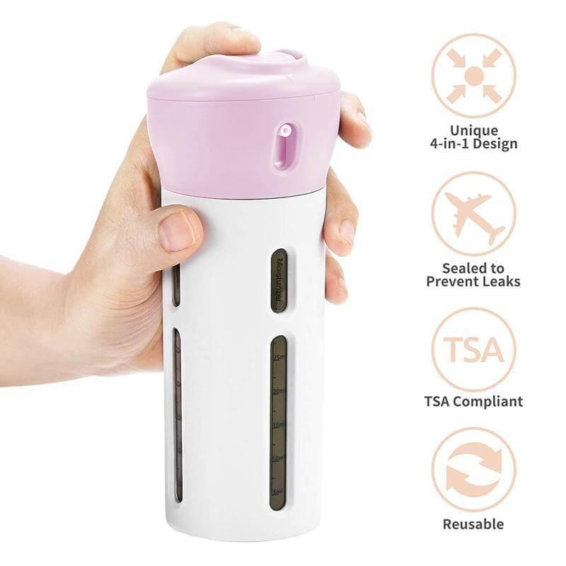 Smart 4-In-1 Travel Bottles Set - Image 5