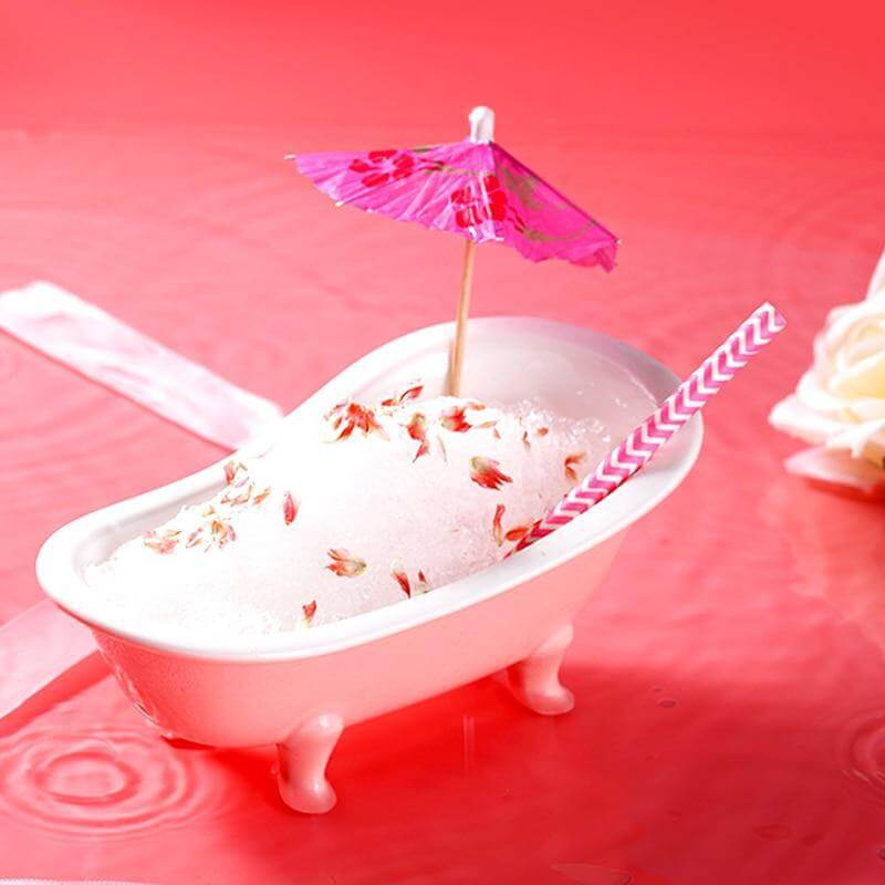 3D Realistic Bathtub Milkshake Cup