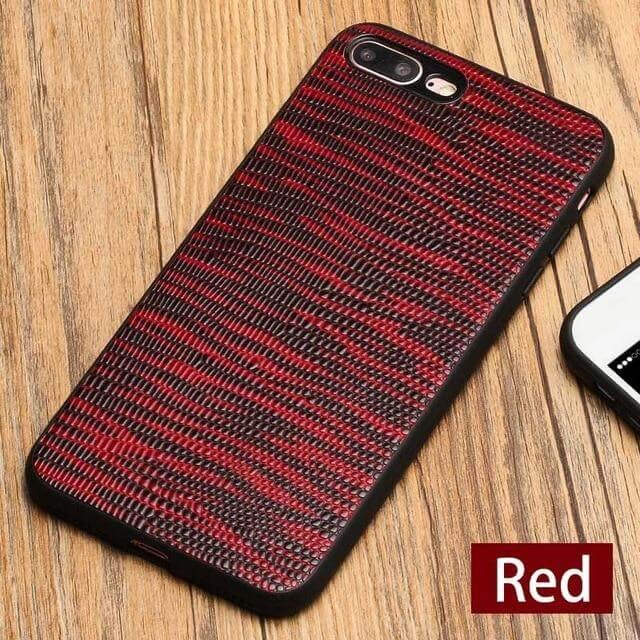 Lizard Texture Leather iPhone Case - Image 8