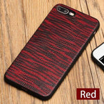 Lizard Texture Leather iPhone Case - MaviGadget