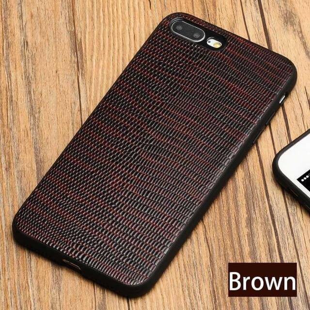 Lizard Texture Leather iPhone Case - Image 5
