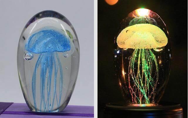 Crystal Jellyfish LED Lamp - MaviGadget