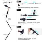 Collapsible Ultralight Telescopic Hiking Stick