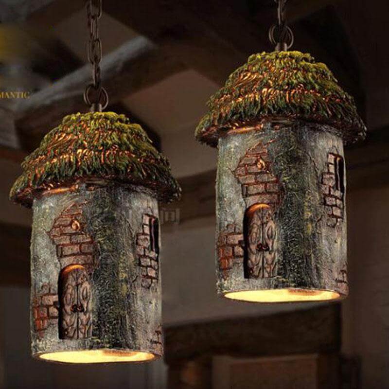 Retro Tree House Hanging Lamp - Image 0