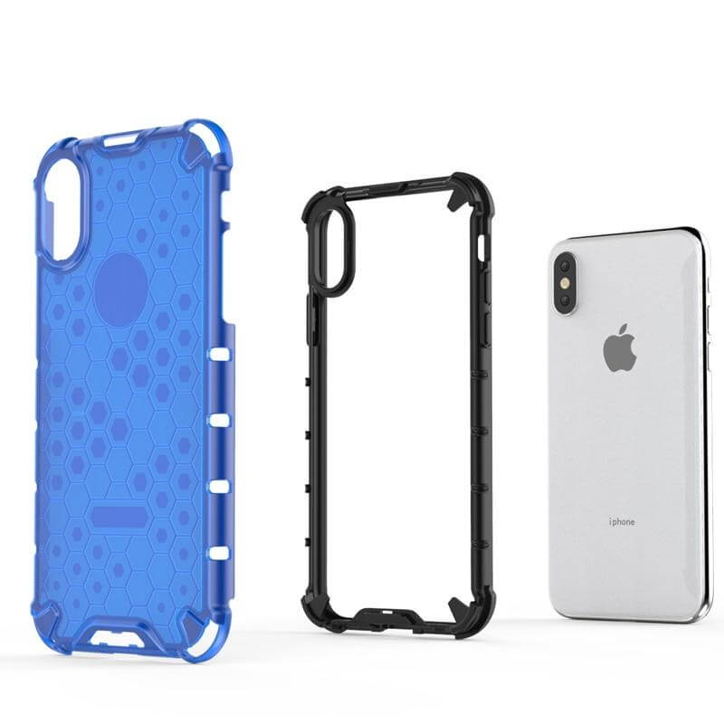 Honeycomb Clear Shockproof iPhone 11 Cases - Image 2