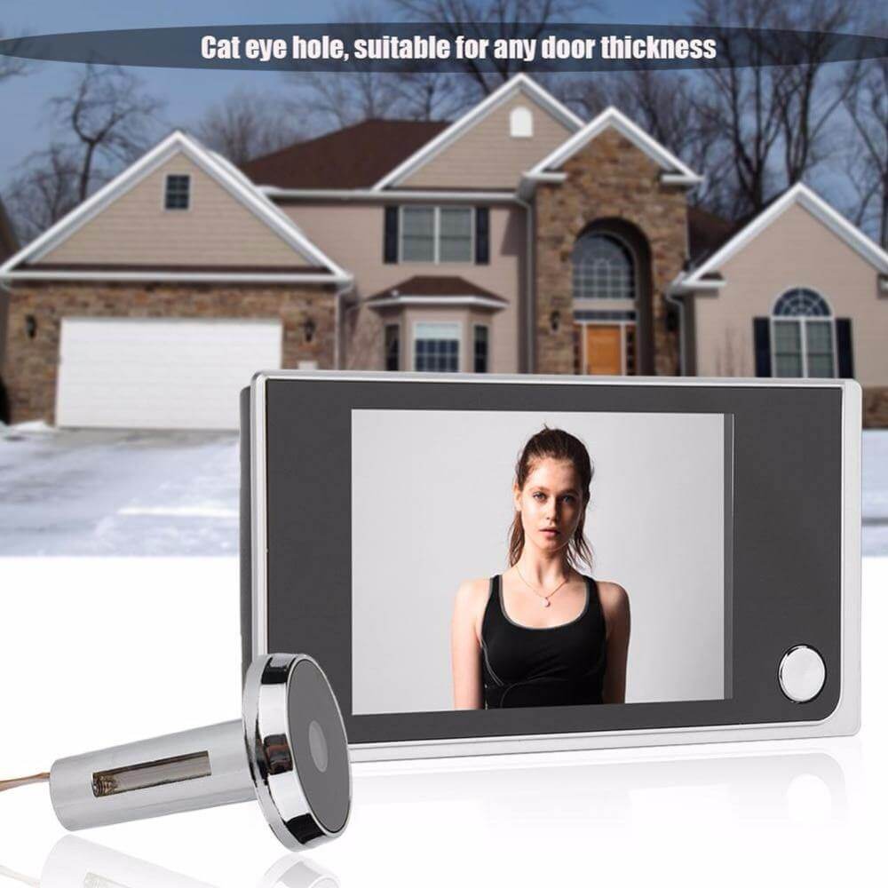 120 Degree Digital Video Doorbell Peephole Viewer