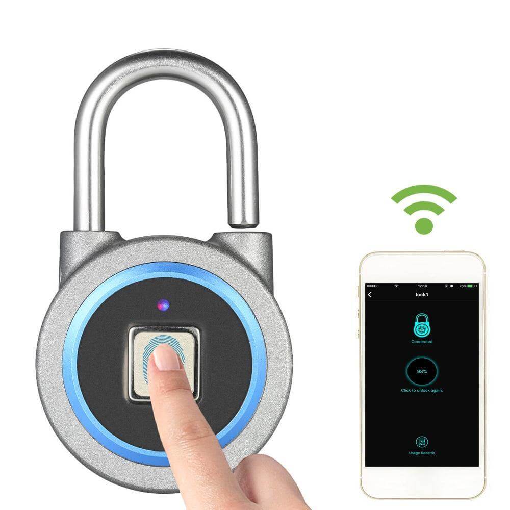 Smart Anti-theft Fingerprint Keyless Padlock - MaviGadget