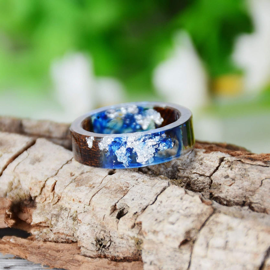Handmade Colorful Wood Love Ring - Image 17