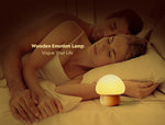 Wooden Mushroom Led Night Lamp - MaviGadget