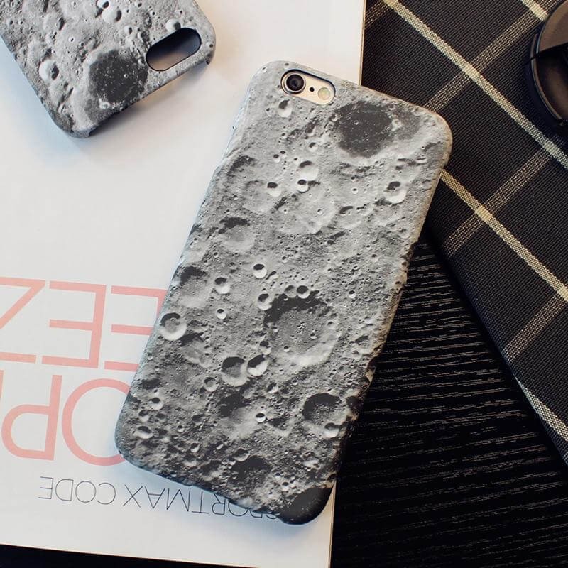 3D Moon Surface Iphone Cases