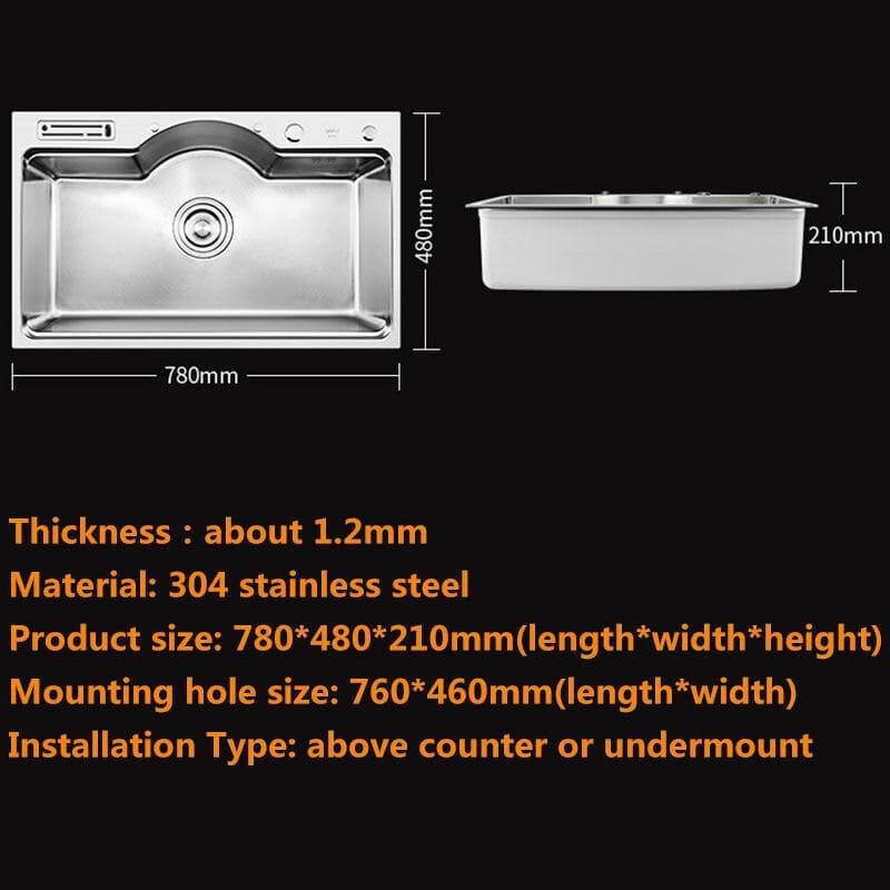 Stainless Steel Multifunctional Kitchen Sink - Image 7