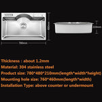 Stainless Steel Multifunctional Kitchen Sink - MaviGadget