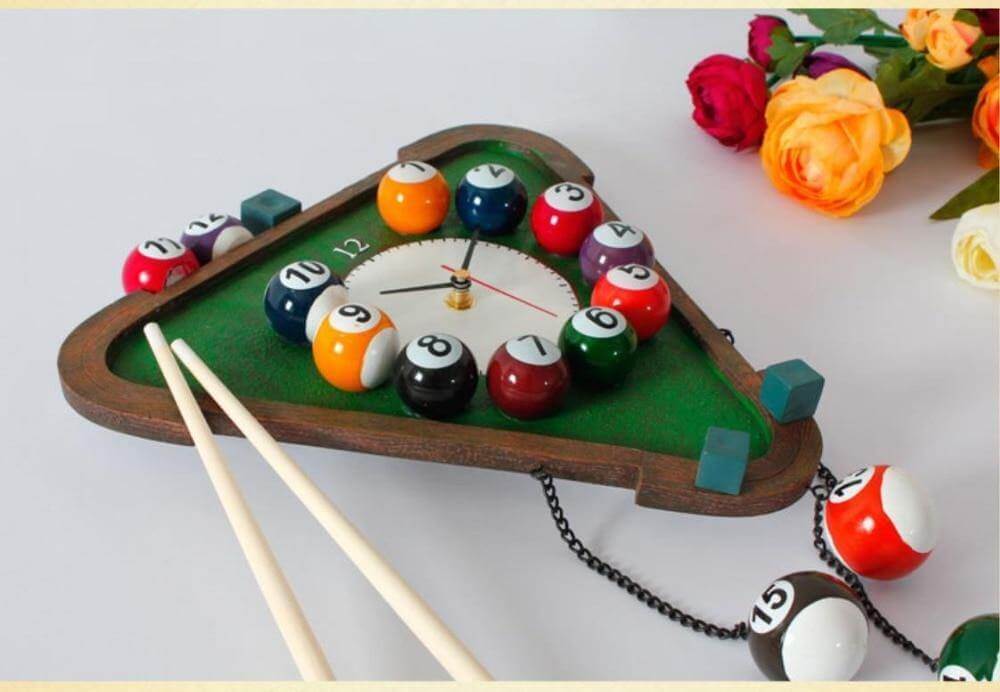 Modern Pool Wall Clock · Mavigadget