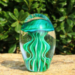 Jellyfish Hand Blown Glass Art Collectible - MaviGadget