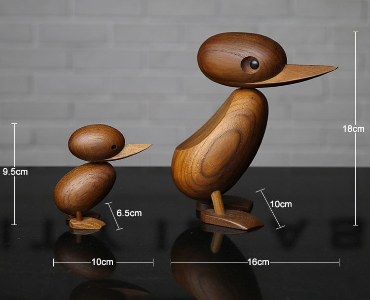 Wooden Classic Danish Puppet Duck Home Decor - Image 6