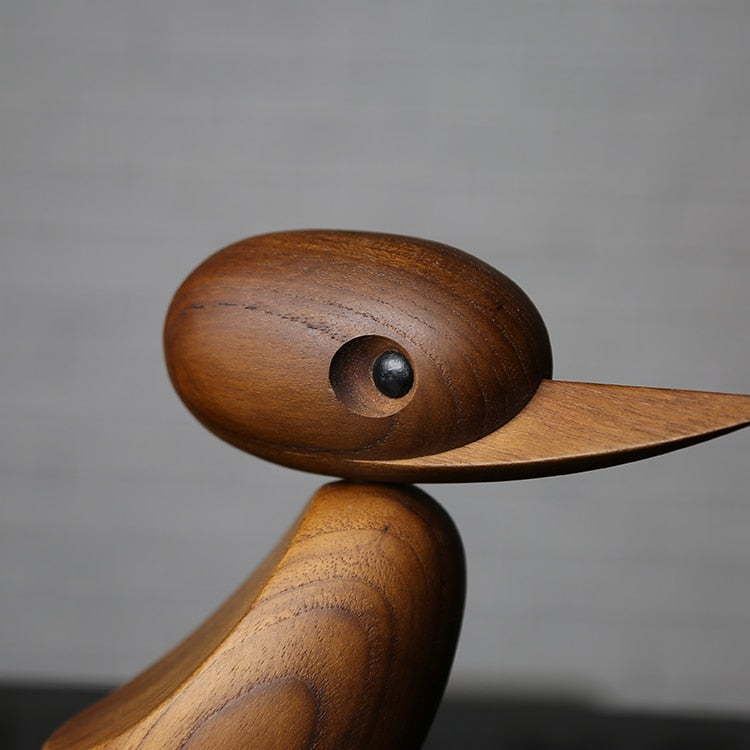 Wooden Classic Danish Puppet Duck Home Decor - Image 4
